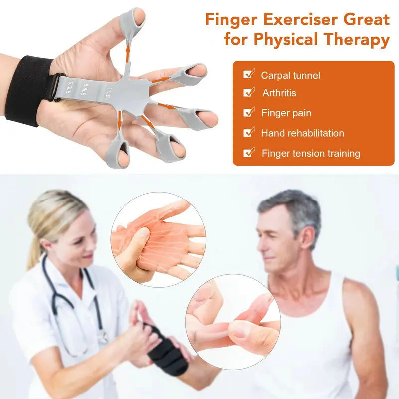 Silicone Gripster Hand Grip Finger Power